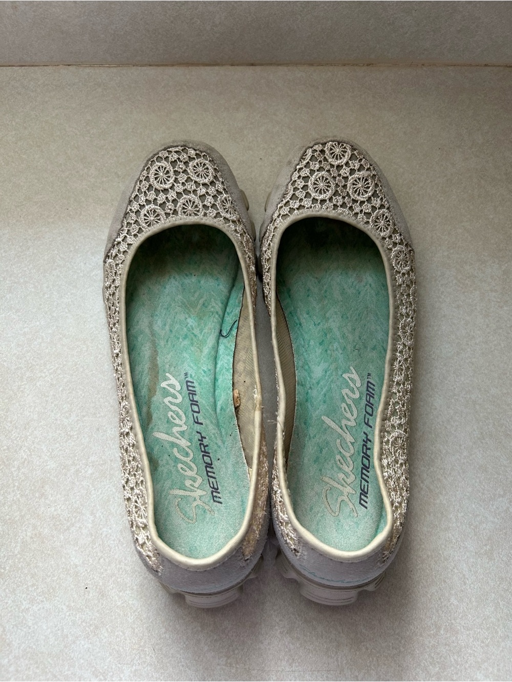 Skechers EZ Flex 2 Sweetpea Ballet Flats 
Women's 9